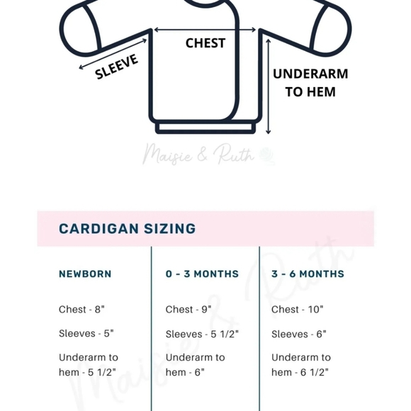 Crochet Baby Cardigan👶 | ♡0-3 M | Brand New♡ - Picture 13 of 14